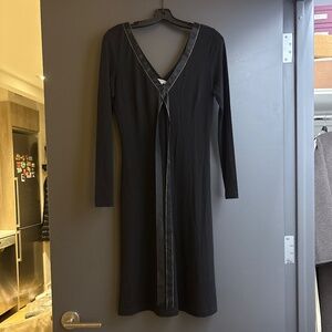 Women’s 100% wool Black Dress, size 8